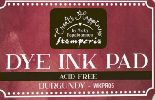 Create Happiness - BURGUNDY - Dye Ink Pad - Stamperia