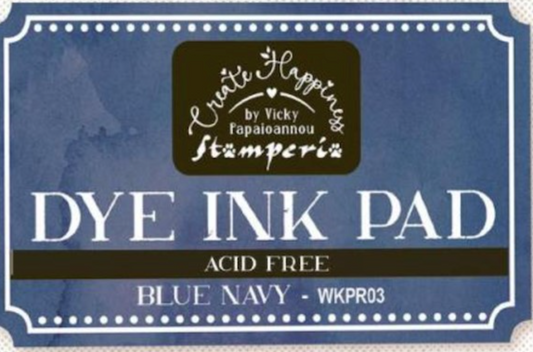 Create Happiness - BLUE NAVY - Dye Ink Pad - Stamperia