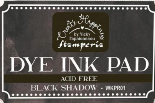 Create Happiness - BLACK SHADOW - Dye Ink Pad - Stamperia
