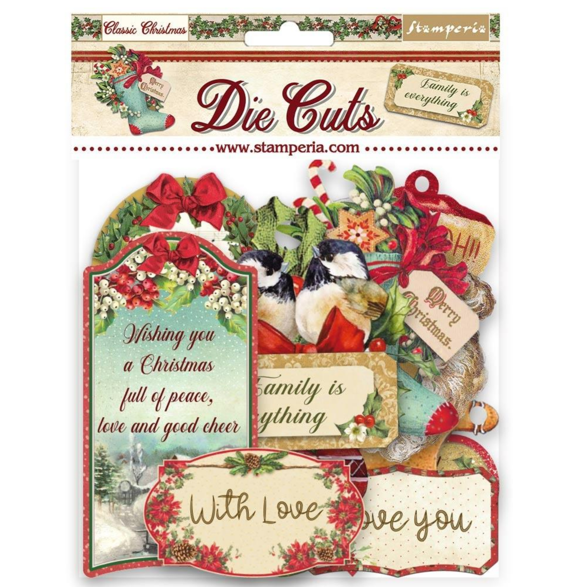 Classic Christmas - Die Cuts - Stamperia
