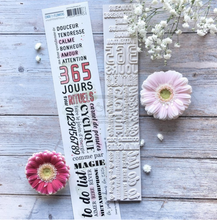 Rubber Stamp - QUOTIDIENNE - Chou and Flowers