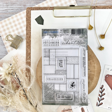 Clear Stamp 4x6 - PATCHWORK - Chou and Flowers