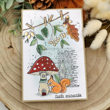 Clear Stamp 2x4 Inch - CLEAR TEXT GRUNGE - Chou and Flowers