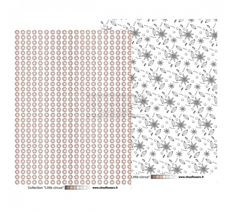 Paper Pack A4 - LITTLE CIRCUS - Chou and Flowers