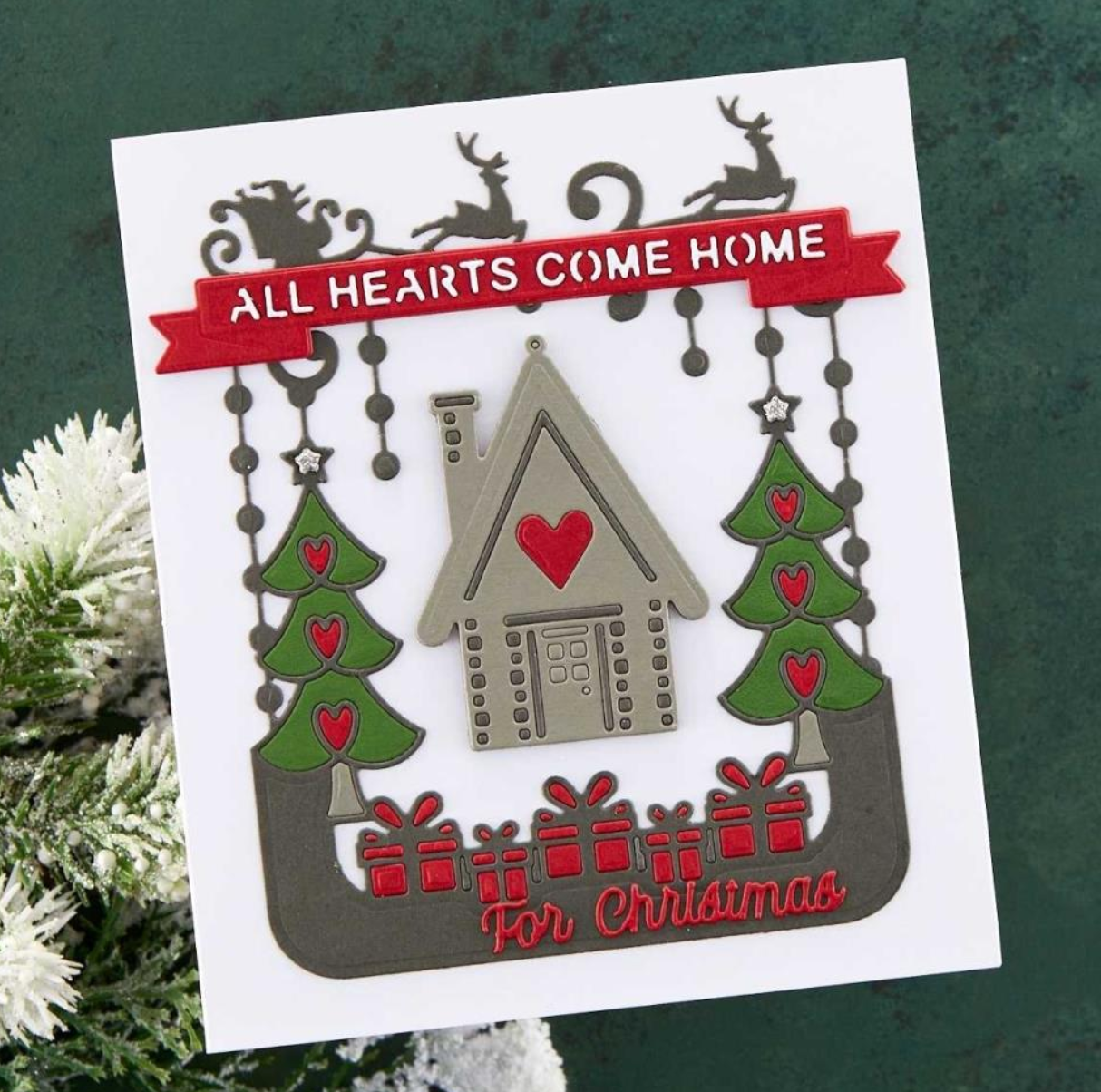Dies - All Hearts Come Home A2 Cardfront - Spellbinders by Becca Feeken