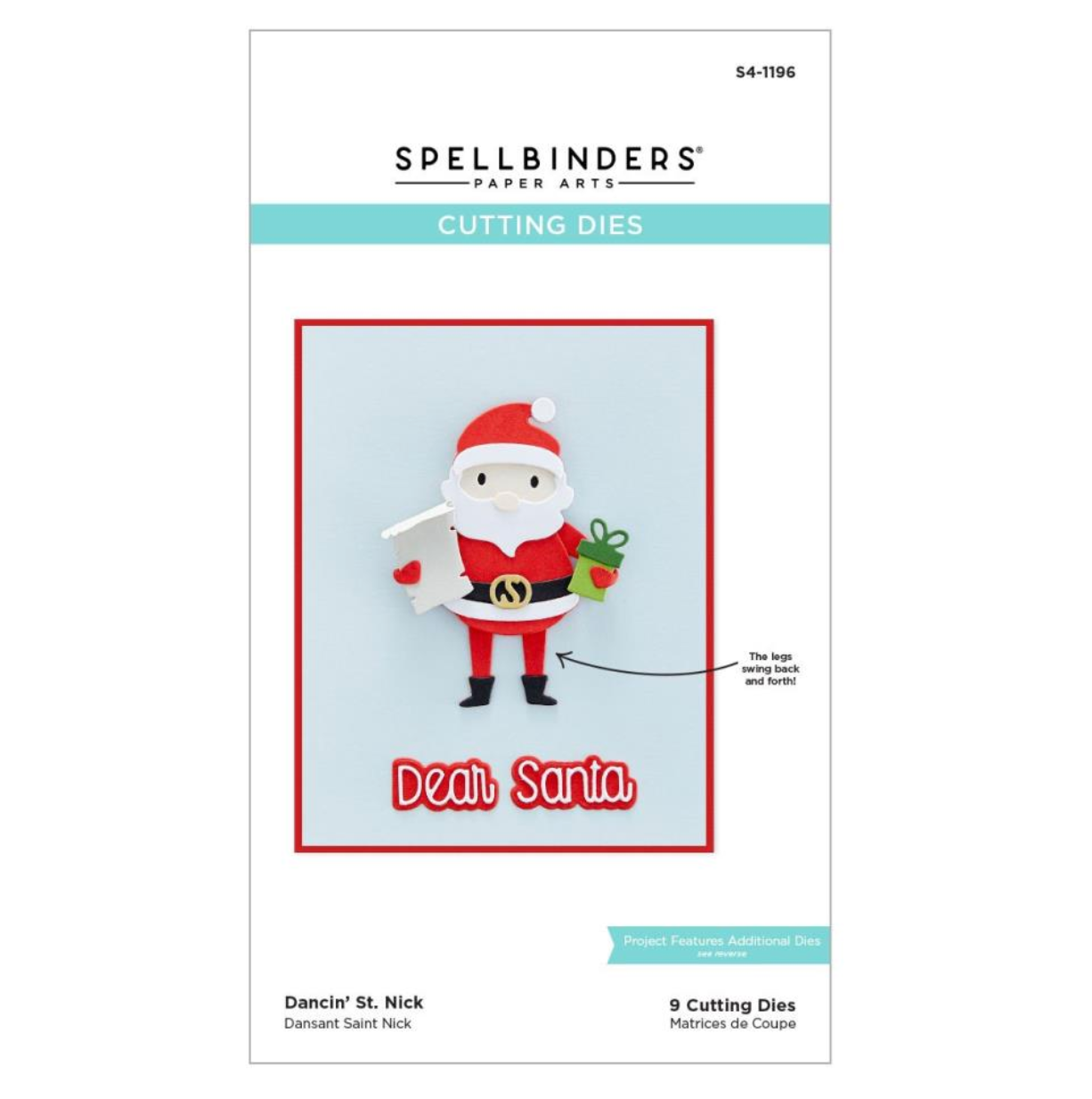 Dies - Dancin' St. Nick - Tinsel Time - Spellbinders