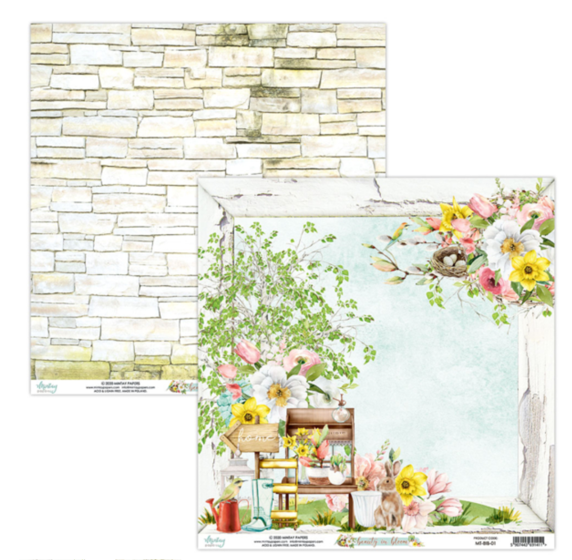 Mintay Papers - 12 x 12 Paper Set - Beauty In Bloom