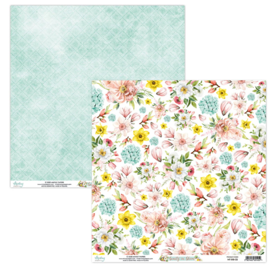 Mintay Papers - 12 x 12 Paper Set - Beauty In Bloom