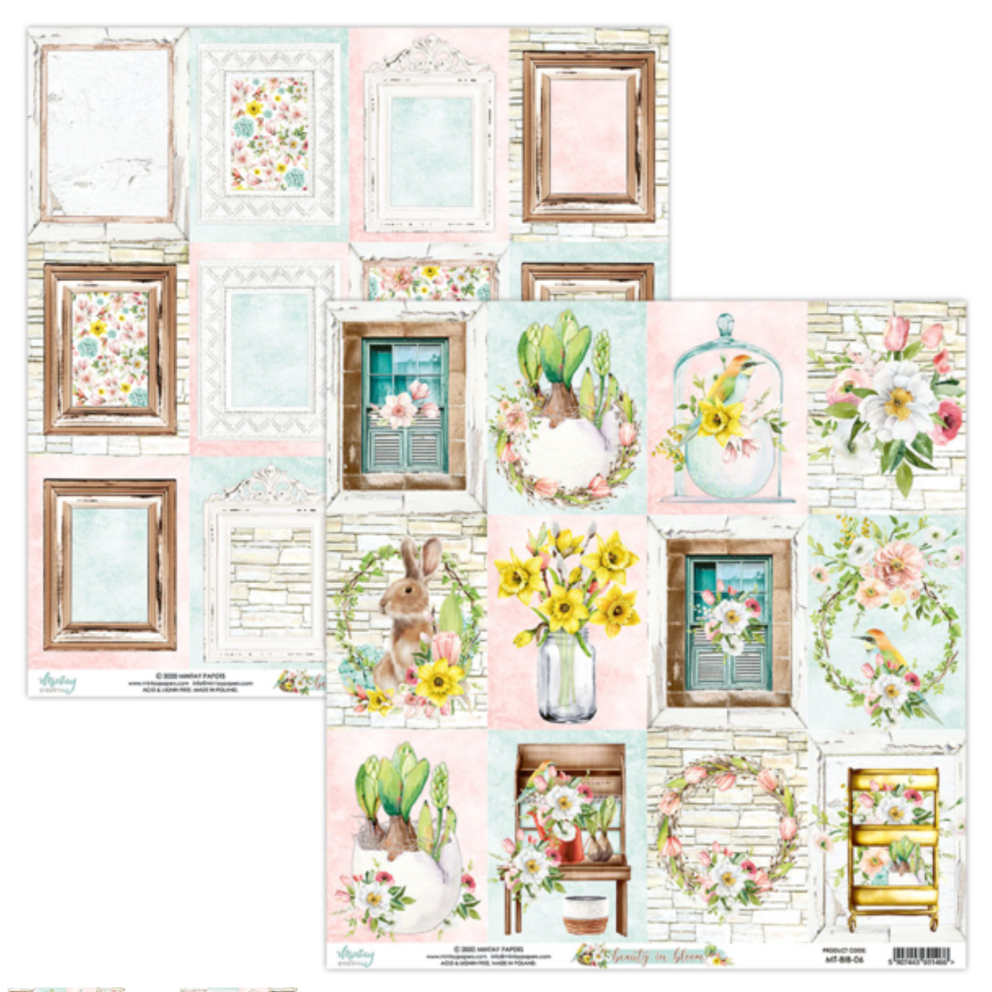 Mintay Papers - 12 x 12 Paper Set - Beauty In Bloom