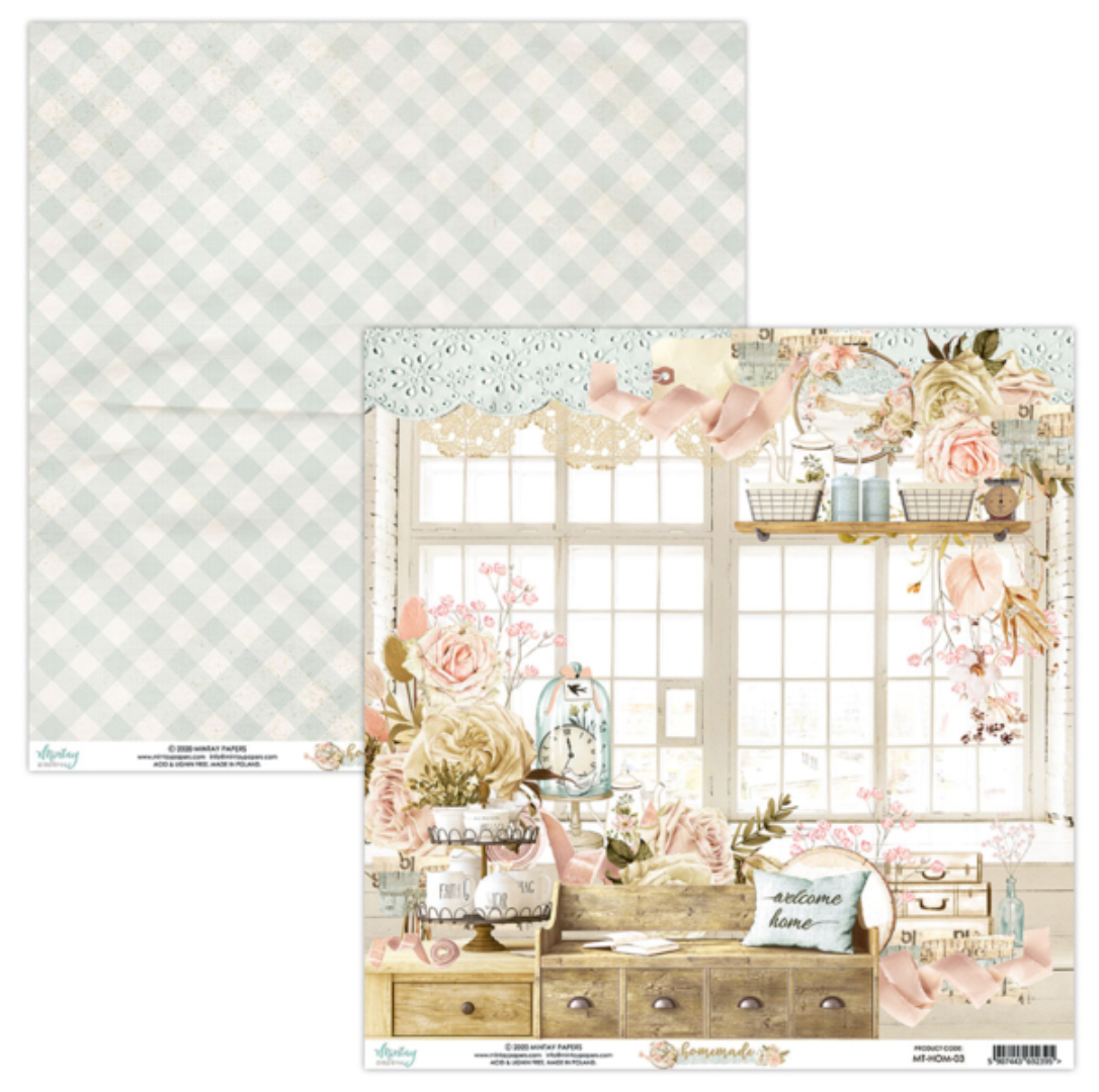Mintay Papers - 12 x 12 Paper Set - Homemade