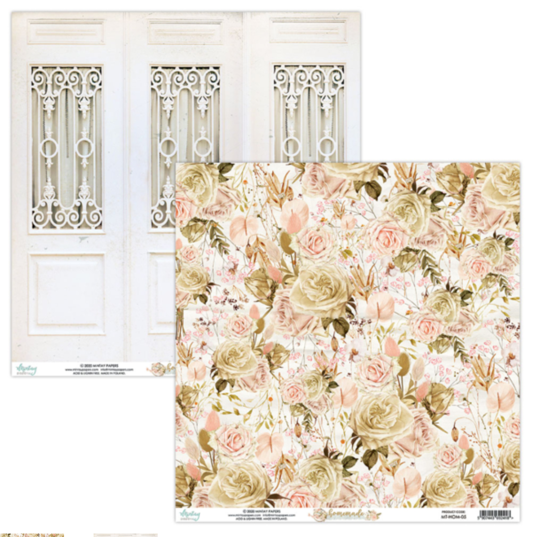 Mintay Papers - 12 x 12 Paper Set - Homemade