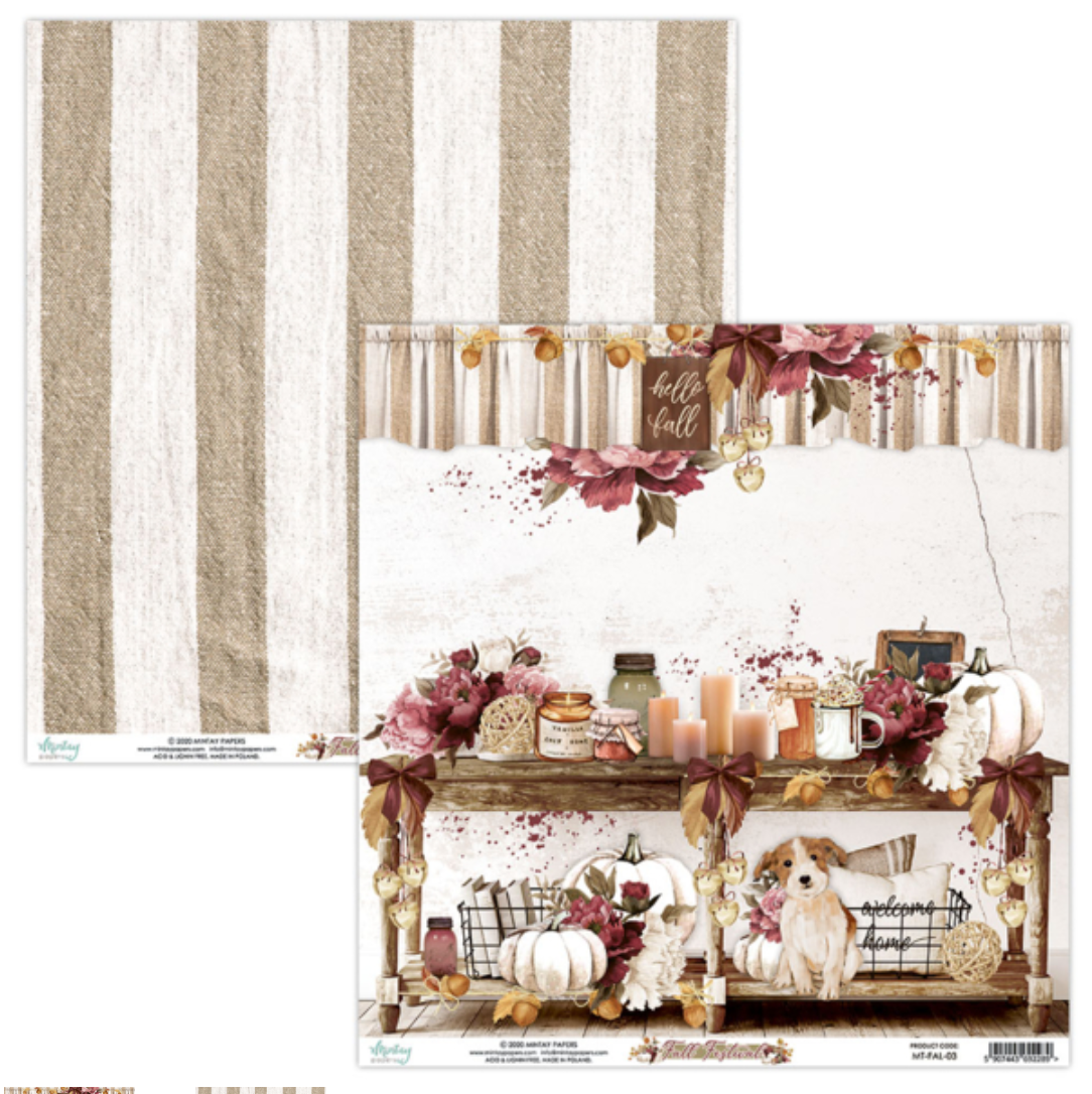 Mintay Papers - 12 x 12 Paper Set - Fall Festival