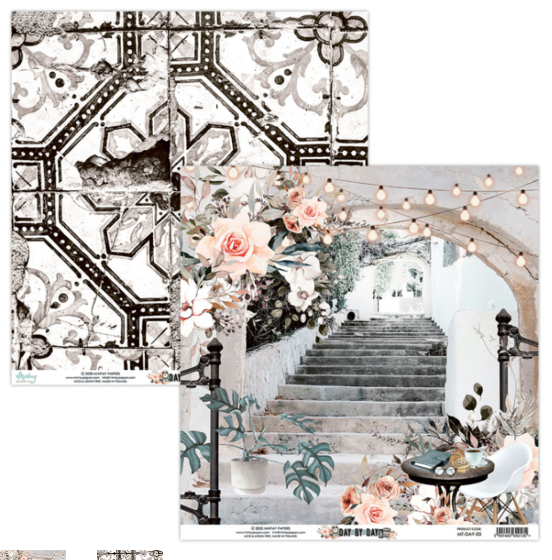 Mintay Papers - 12 x 12 Paper Set - Day By Day