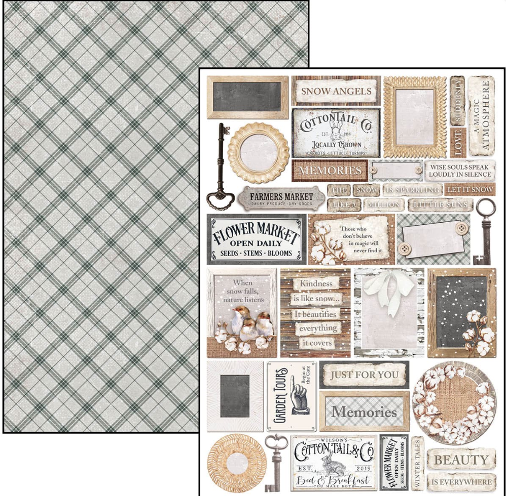 A4 - Creative Pad - Cozy Moments - 9/Pkg