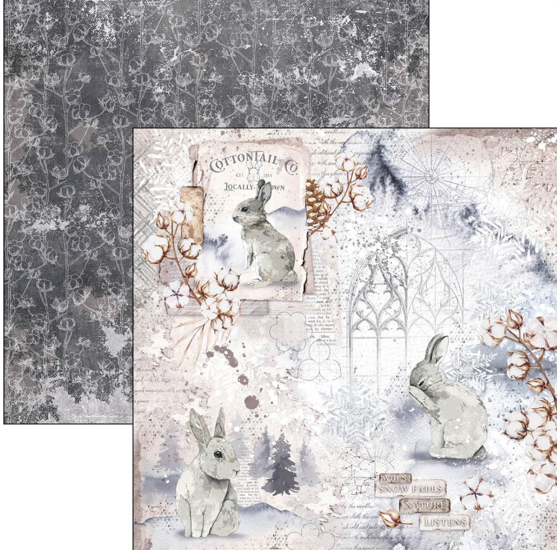 12x12 - Cozy Moments Paper Pad - 12/Pkg - Ciao Bella