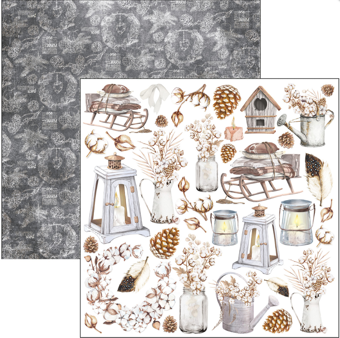 12x12 - Cozy Moments Paper Pad - 12/Pkg - Ciao Bella