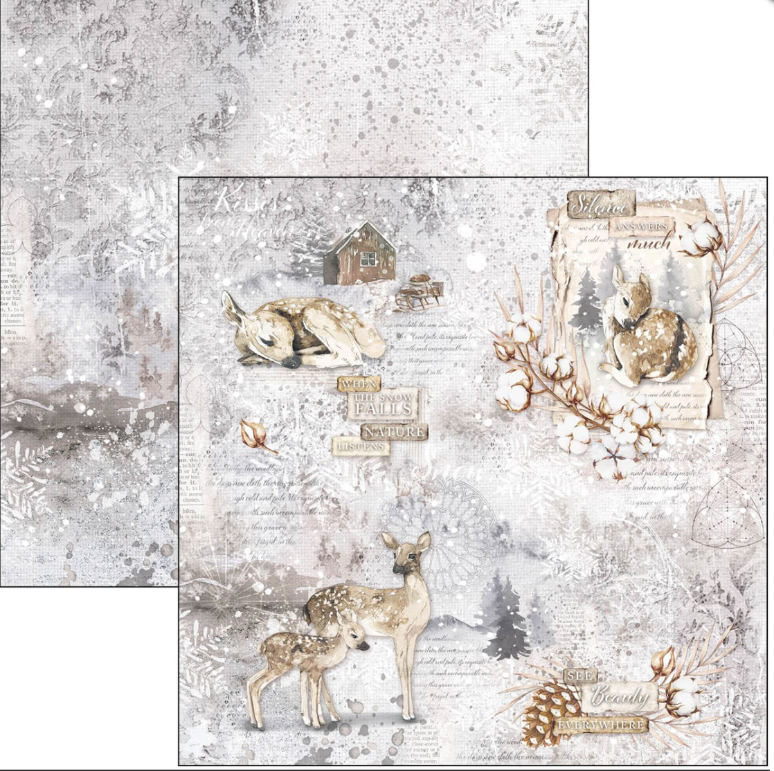 12x12 - Cozy Moments Paper Pad - 12/Pkg - Ciao Bella