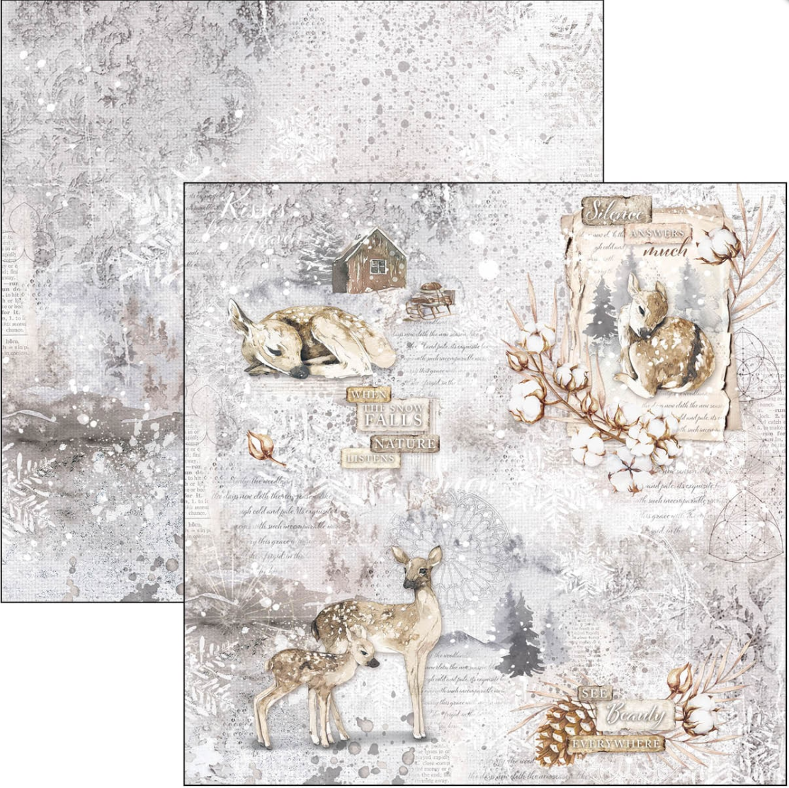 8x8 - Cozy Moments Paper Pad - 12/Pkg - Ciao Bella