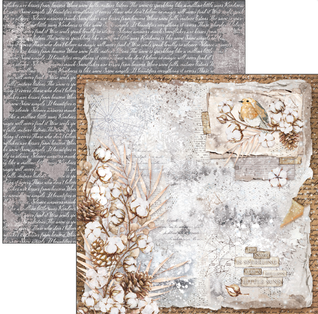 8x8 - Cozy Moments Paper Pad - 12/Pkg - Ciao Bella