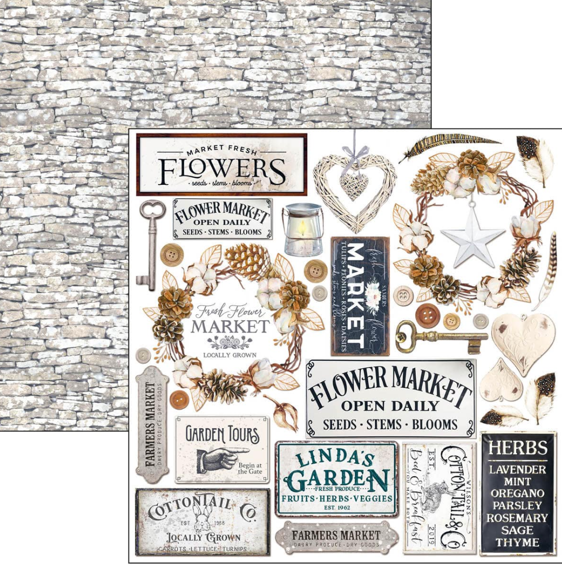 Cozy Moments Fussy Cut Pad - 6x6 - Ciao Bella