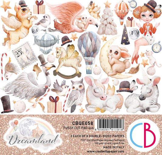 6x6 - Dreamland Fussy Cut Pad - Ciao Bella