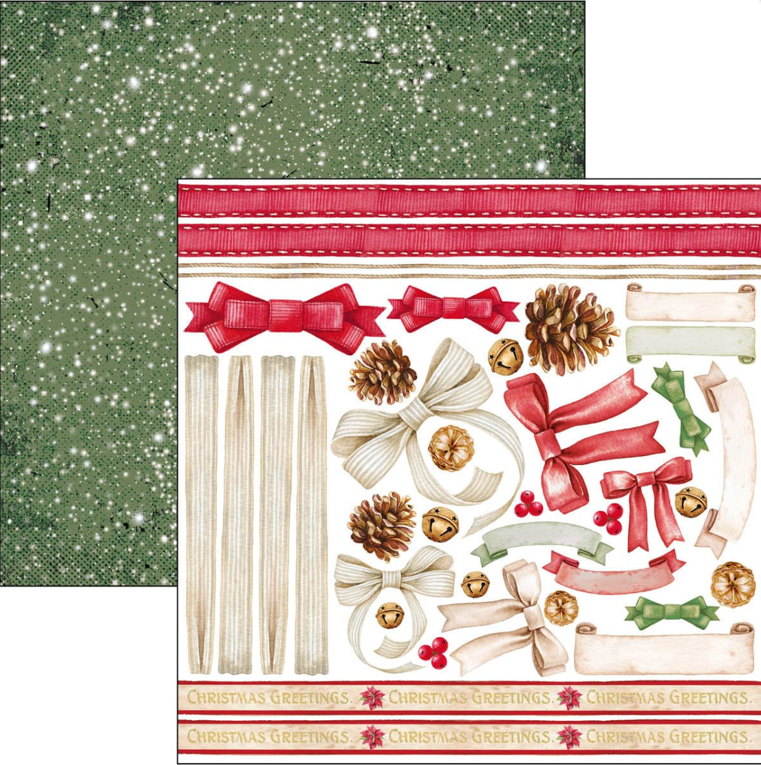 6x6 - Christmas Vibes Fussy Cut Pad - Ciao Bella