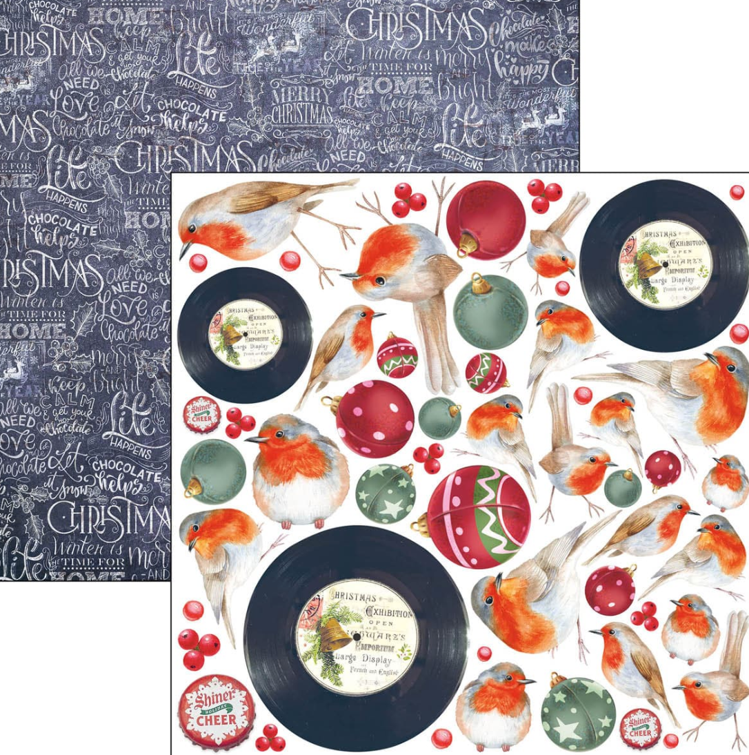 6x6 - Christmas Vibes Fussy Cut Pad - Ciao Bella