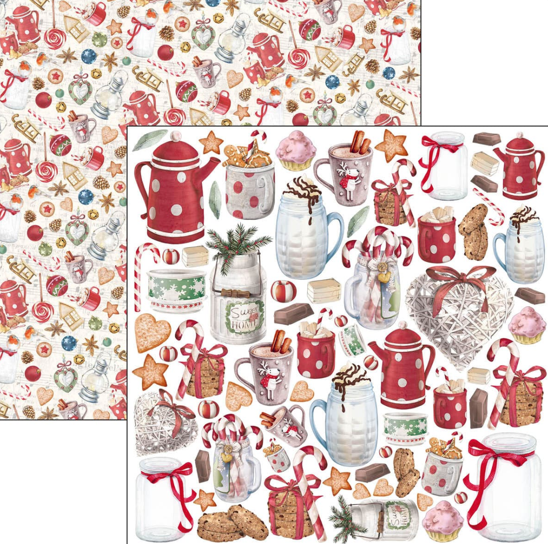 6x6 - Christmas Vibes Fussy Cut Pad - Ciao Bella
