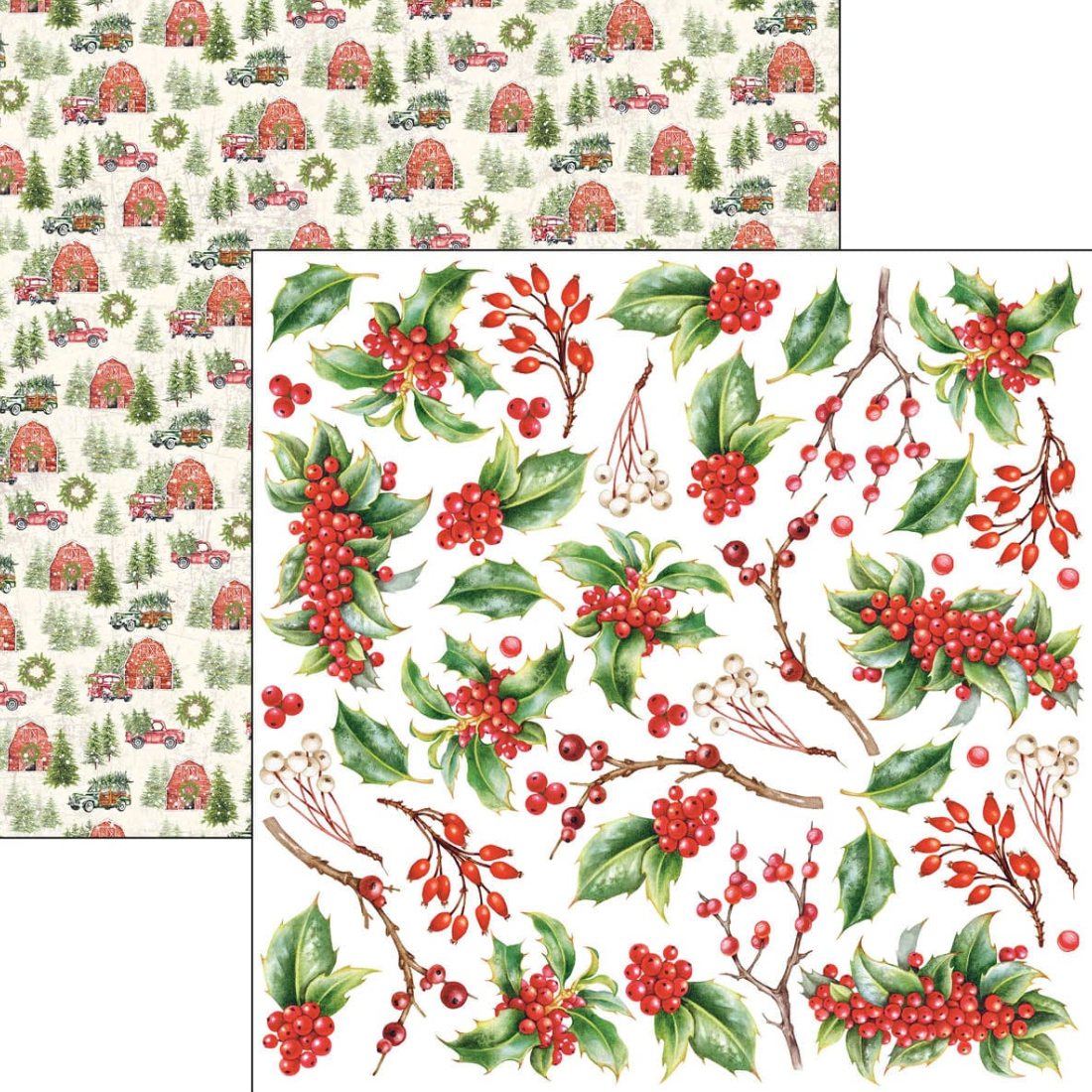 6x6 - Christmas Vibes Fussy Cut Pad - Ciao Bella