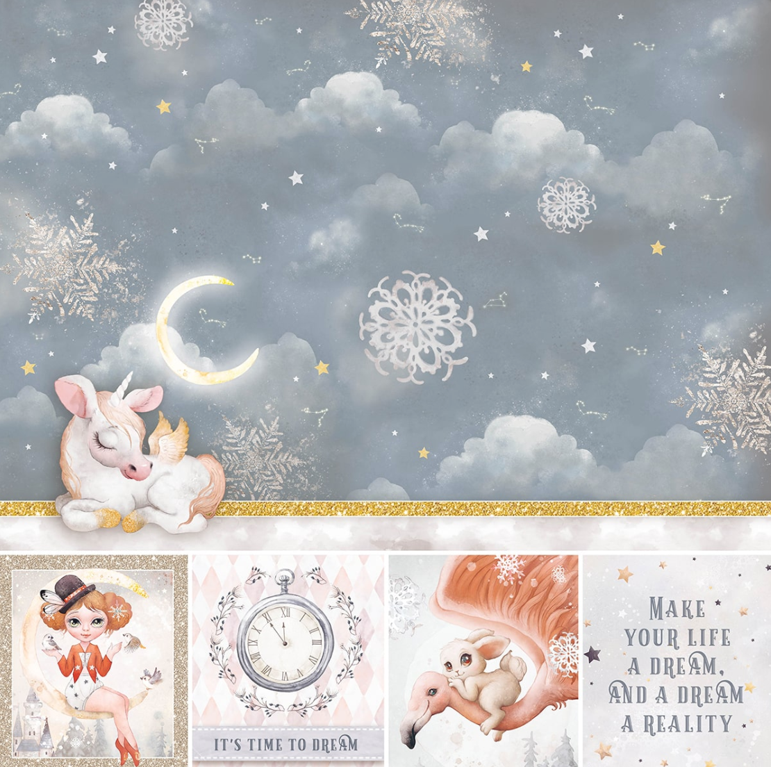 12x12 - Dreamland Pad Paper Pad - 12/Pkg - Ciao Bella