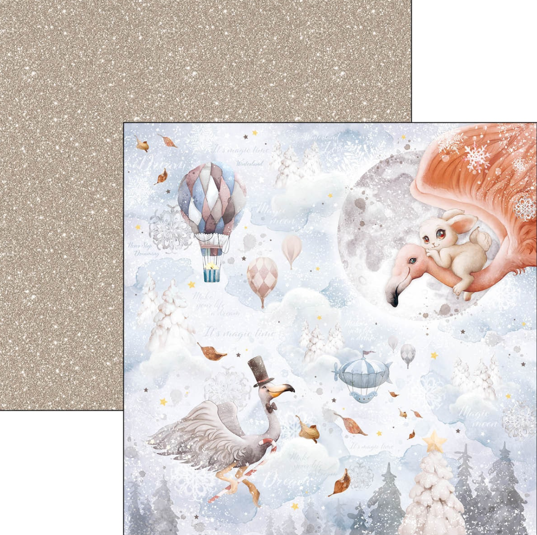 12x12 - Dreamland Pad Paper Pad - 12/Pkg - Ciao Bella