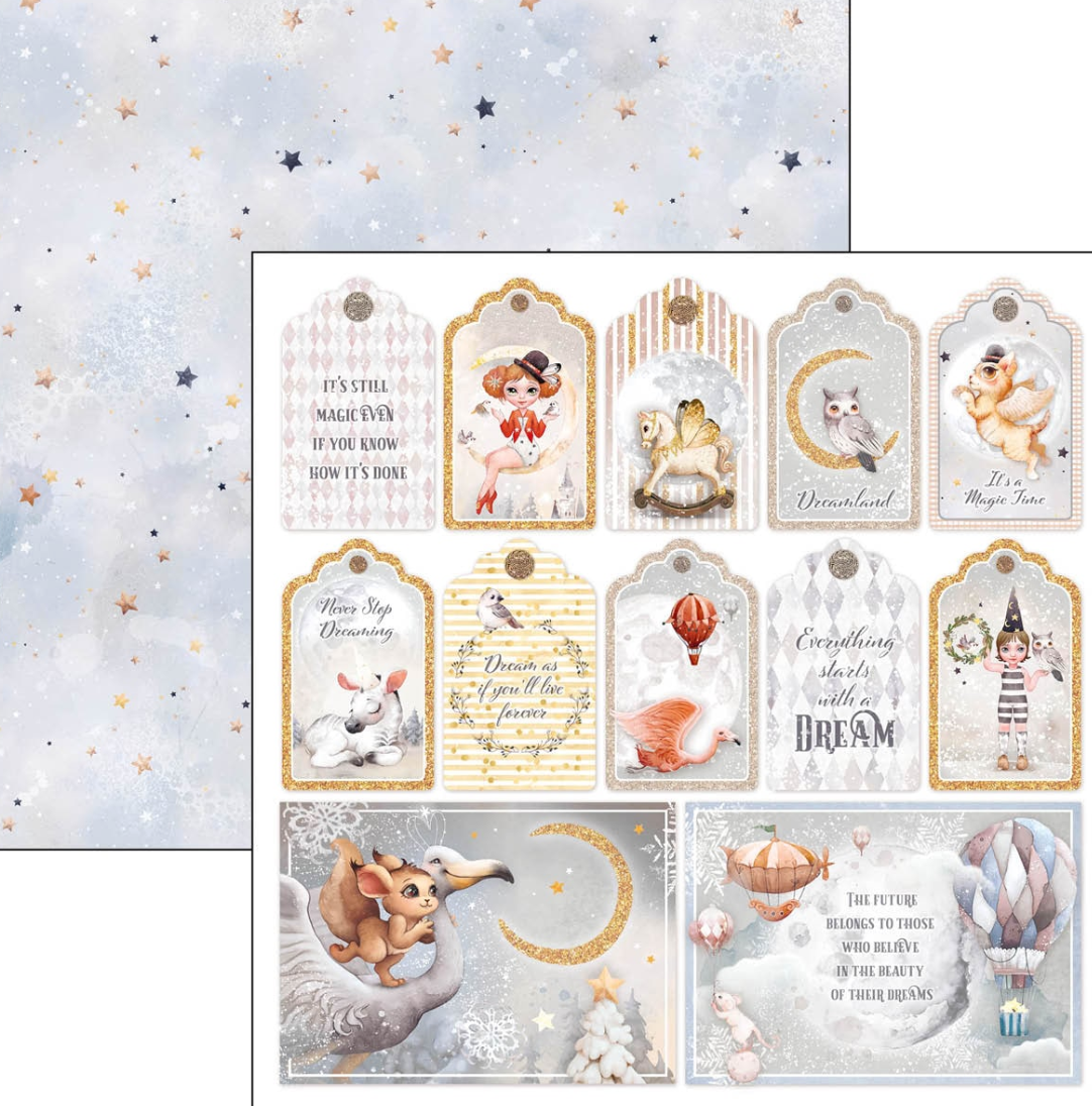 12x12 - Dreamland Pad Paper Pad - 12/Pkg - Ciao Bella