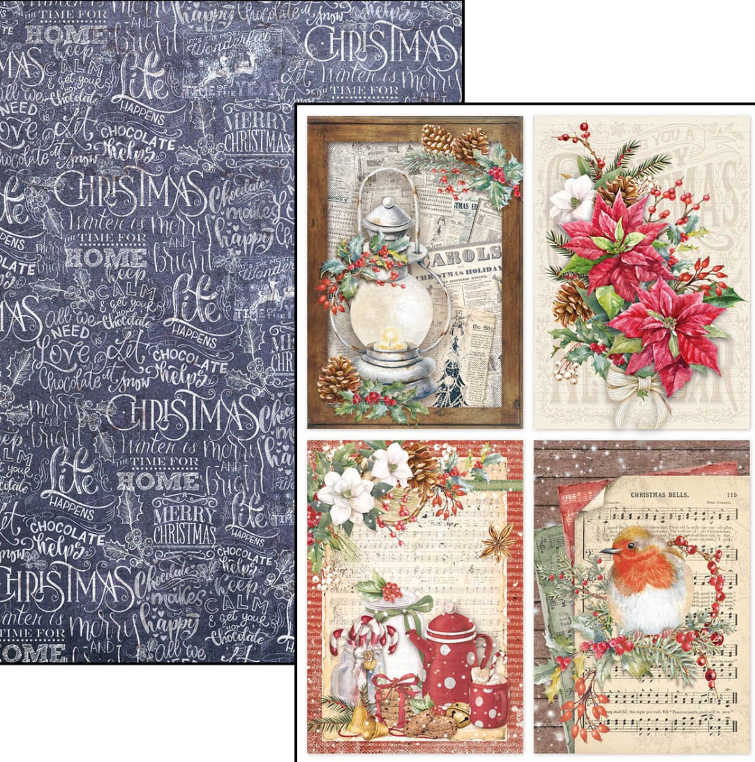 A4 - Christmas Vibes Creative Pad - 9/Pkg - Ciao Bella