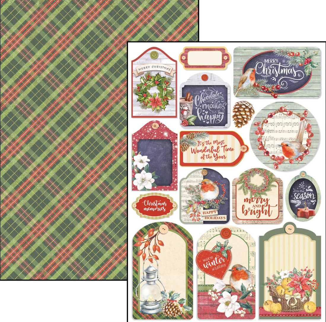 A4 - Christmas Vibes Creative Pad - 9/Pkg - Ciao Bella