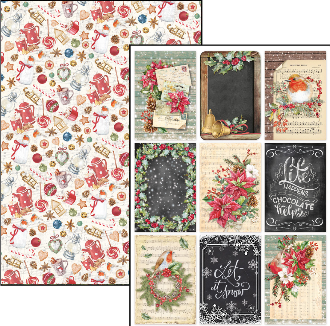 A4 - Christmas Vibes Creative Pad - 9/Pkg - Ciao Bella