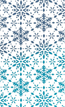 Snowflakes Texture Stencil - 5x8 - Ciao Bella