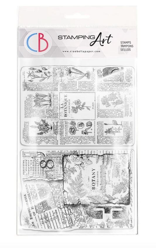 Botanical Horticulture - Clear Stamp Set - 4X6 - Ciao Bella