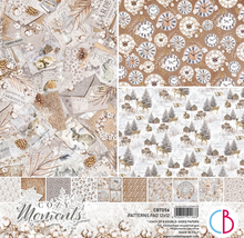 12x12 - Cozy Moments Patterns Pad - 8/Pkg - Ciao Bella