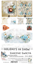 JUNK JOURNAL - Extras Set - HOLIDAYS IN SNOW - Craft O Clock