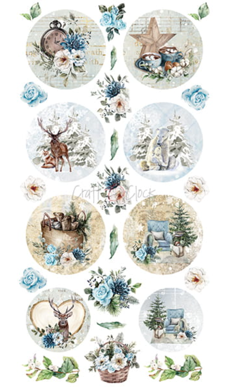 WINTER LABELS SET - HOLIDAYS IN SNOW - Craft O Clock