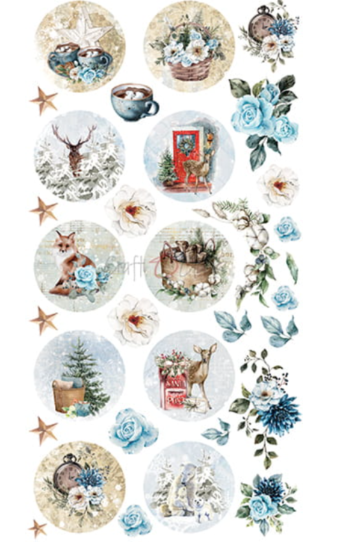 WINTER LABELS SET - HOLIDAYS IN SNOW - Craft O Clock