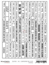 6x8 - CARDBOARD - QUOTES - CHRISTMAS - Craft O Clock