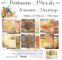 12x12 Paper Set - AUTUMN MOODS - Craft O Clock