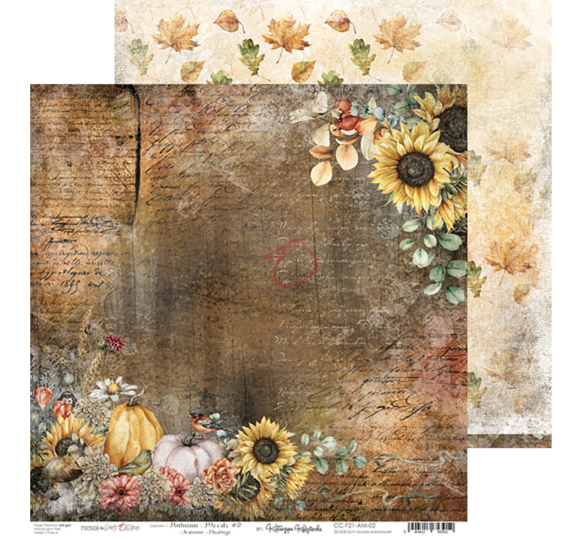 12x12 Paper Set - AUTUMN MOODS - Craft O Clock
