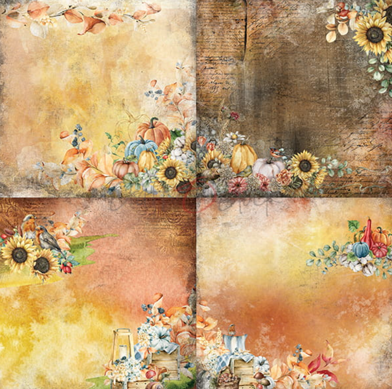 8x8 Paper Set - AUTUMN MOODS - Craft O Clock
