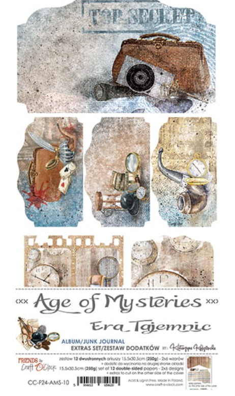 Album/Junk Journal - Extra Set - Age Of Mysteries - Craft O Clock