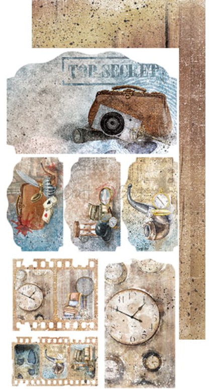 Album/Junk Journal - Extra Set - Age Of Mysteries - Craft O Clock