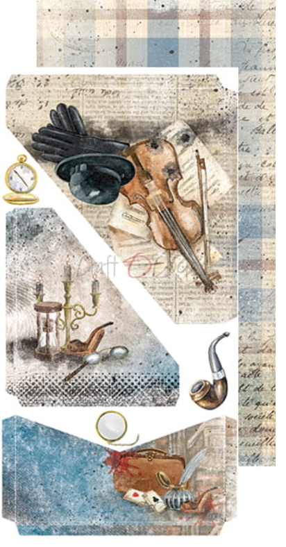 Album/Junk Journal - Extra Set - Age Of Mysteries - Craft O Clock