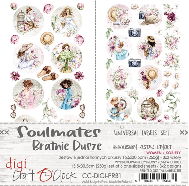LABELS SET - SOULMATES - WOMEN - Craft O Clock