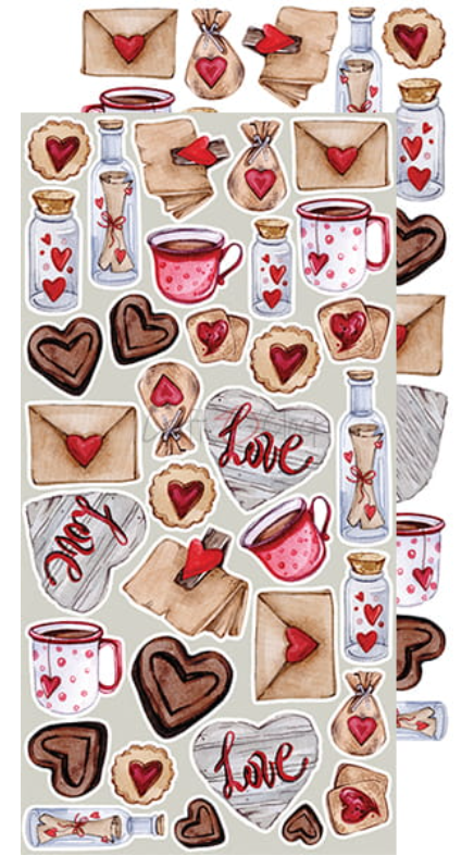 Extras Set - CHARMING EXTRAS - IN LOVE - Craft O Clock